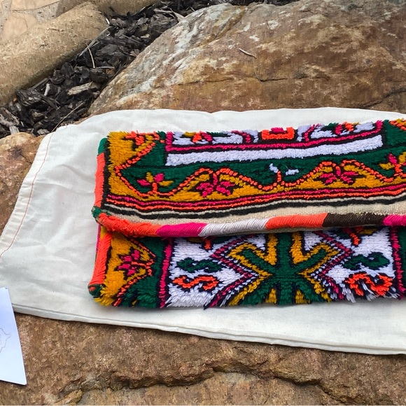 Original one of a kind Authentic SOUKIE MODERN morrocan colorful clutch bag - Picture 3 of 8